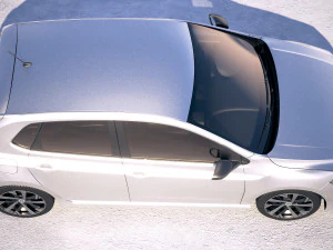 Volkswagen Polo 5-door 2018 3D Model