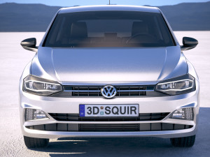 Volkswagen Polo 5-door 2018 3Dモデル
