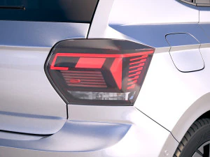 Volkswagen Polo 5-door 2018 3D Model