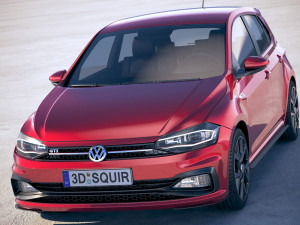 Volkswagen Polo GTI 2018 3D Model