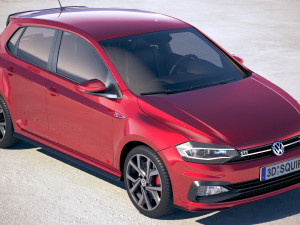 Volkswagen Polo GTI 2018 3D Model