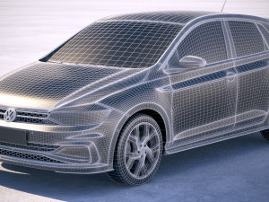 Volkswagen Polo GTI 2018 3D Model