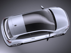 Volkswagen Polo GTI 3-door 2015 vray 3D 모델