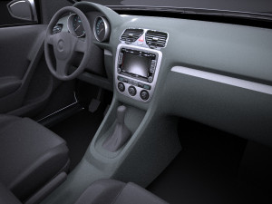 Volkswagen Polo GTI 3-door 2015 vray 3D 모델