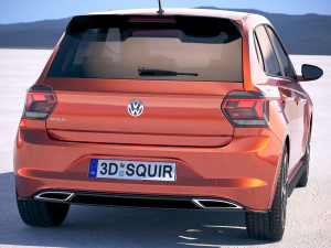 Volkswagen Polo R-line 2018 3D Model