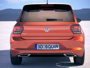 Volkswagen Polo R-line 2018 3D Model