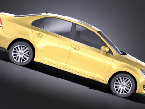 Volkswagen Santana 2014 vray 3D Model