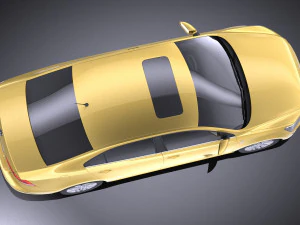 Volkswagen Santana 2014 vray 3D Model