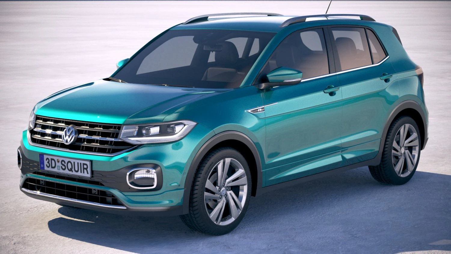 Volkswagen T-cross 2019 Modelo 3D .c4d .max .obj .3ds .fbx .stl .blend 