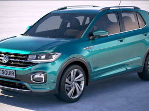 Volkswagen T-cross 2019 Modelo 3D