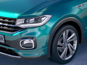 Volkswagen T-cross 2019 Modelo 3D