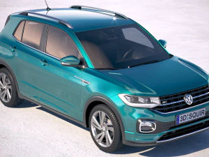 Volkswagen T-cross 2019 Modelo 3D