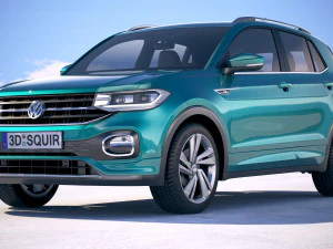 Volkswagen T-cross 2019 Modelo 3D