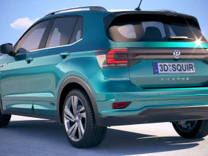 Volkswagen T-cross 2019 Modelo 3D