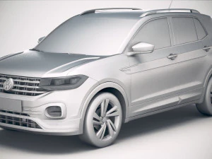 Volkswagen T-cross 2019 Modelo 3D