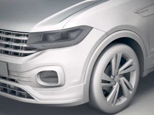 Volkswagen T-cross 2019 Modelo 3D