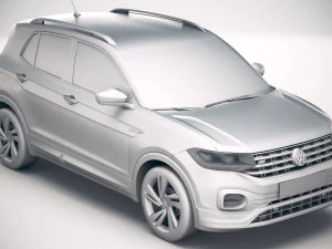 Volkswagen T-cross 2019 Modelo 3D