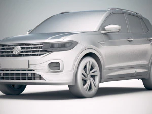 Volkswagen T-cross 2019 Modelo 3D