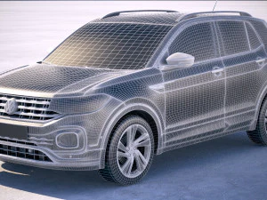 Volkswagen T-cross 2019 Modelo 3D