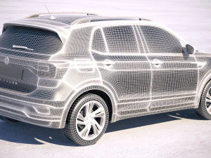 Volkswagen T-cross 2019 Modelo 3D
