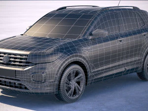 Volkswagen T-cross 2019 Modelo 3D