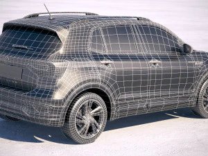 Volkswagen T-cross 2019 Modelo 3D