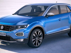 Volkswagen T-roc 2018 Modelo 3D