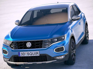 Volkswagen T-roc 2018 3D Model