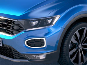 Volkswagen T-roc 2018 3D Model