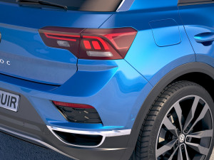 Volkswagen T-roc 2018 Modelo 3D
