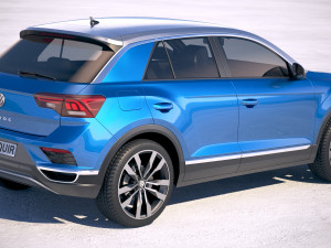 Volkswagen T-roc 2018 Modelo 3D