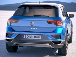 Volkswagen T-roc 2018 3D Model
