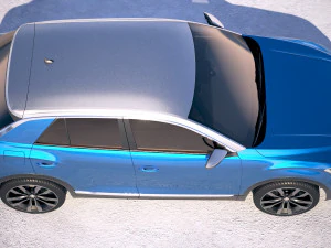 Volkswagen T-roc 2018 3D Model