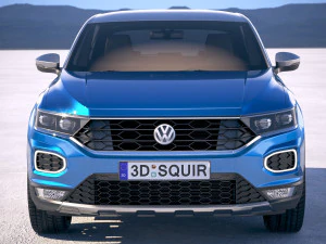 Volkswagen T-roc 2018 3D Model