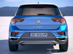 Volkswagen T-roc 2018 3D Model