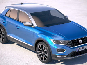 Volkswagen T-roc 2018 3D Model