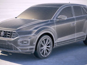 Volkswagen T-roc 2018 3D Model