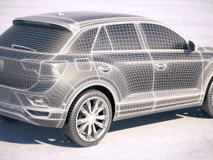 Volkswagen T-roc 2018 3D Model