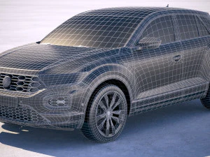 Volkswagen T-roc 2018 3D Model