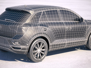 Volkswagen T-roc 2018 Modelo 3D