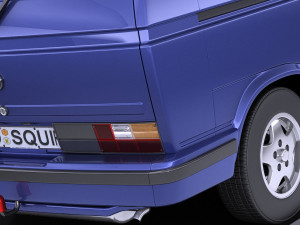 Volkswagen T3 Limited Last Edition 2002 vray 3D Model