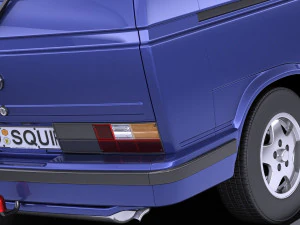 Volkswagen T3 Limited Last Edition 2002 vray 3D Model