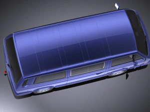 Volkswagen T3 Limited Last Edition 2002 vray 3D Model