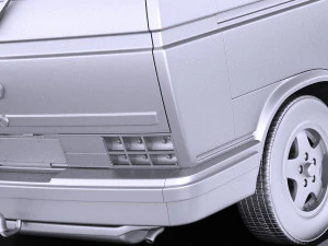 Volkswagen T3 Limited Last Edition 2002 vray 3D Model