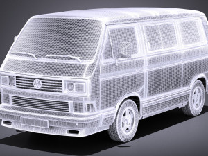 Volkswagen T3 Limited Last Edition 2002 vray 3D Model