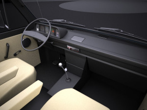 Volkswagen T3 Van 1979-1988 vray Model 3D