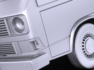 Volkswagen T3 Van 1979-1988 vray Model 3D