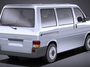 Volkswagen T4 Multivan Eurovan 1990-2003 vray Modèle 3D