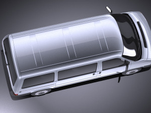 Volkswagen T4 Multivan Eurovan 1990-2003 vray Modèle 3D