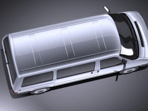 Volkswagen T4 Multivan Eurovan 1990-2003 vray 3D Model